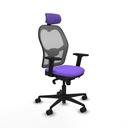 Office Chair with Headrest Piqueras y Crespo 2D036N2 Lilac