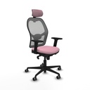 Silla de Oficina con Cabecero Piqueras y Crespo 2D036G2 Rosa