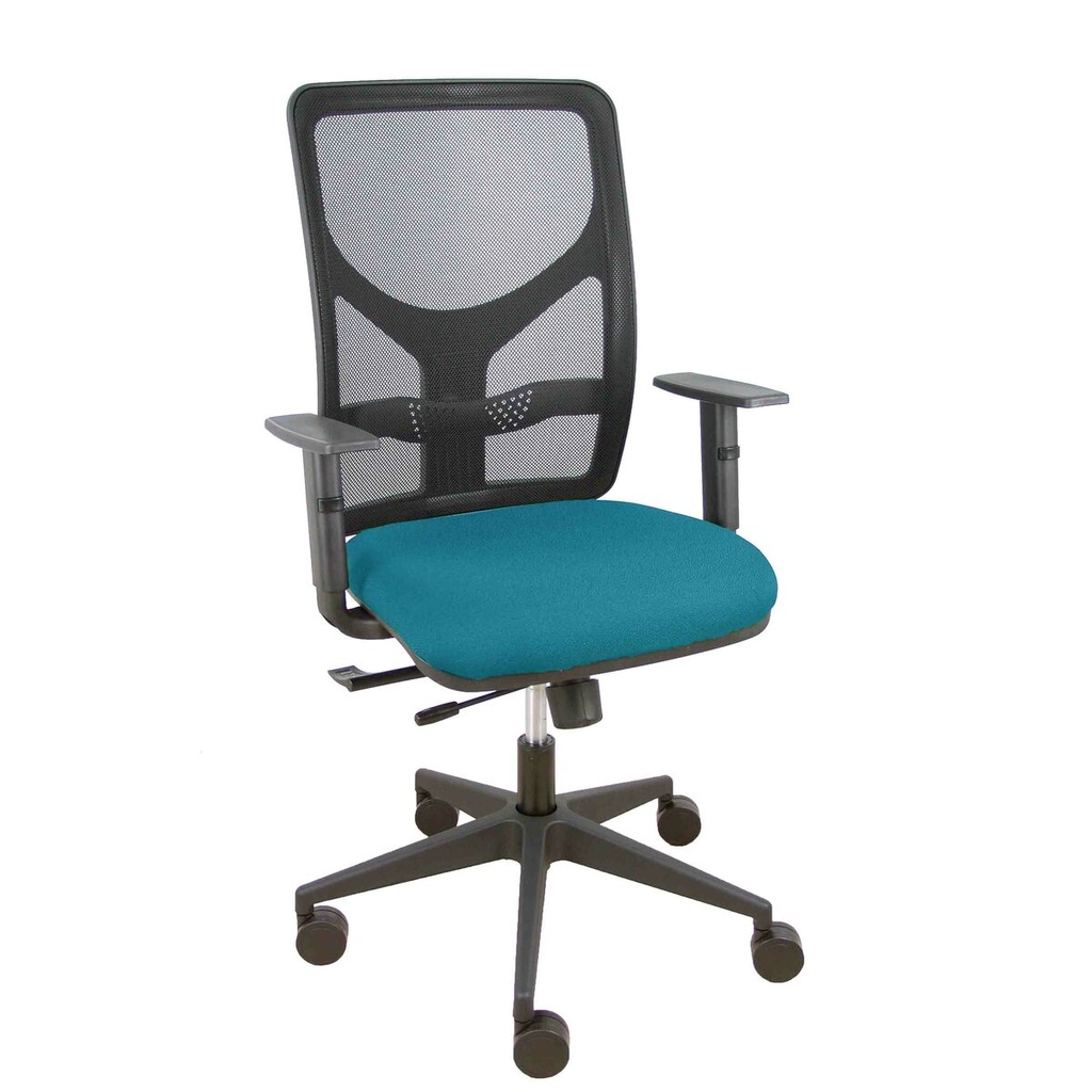 Silla de Oficina Piqueras y Crespo 10CRN65 Negro Verde petróleo