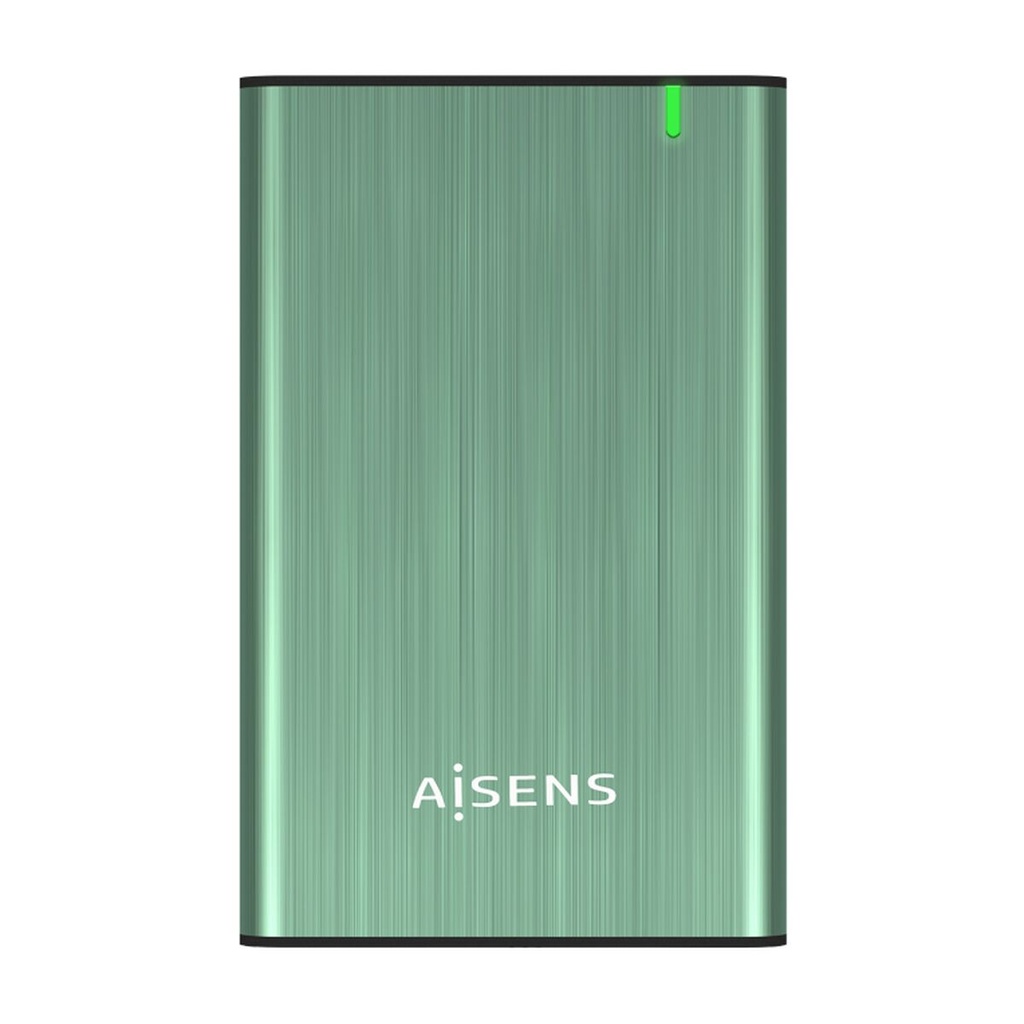 Hard drive case Aisens ASE-2525SGN USB Green USB-C Micro USB B USB 3.2