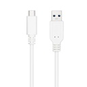 Cable USB-C a USB NANOCABLE 10.01.4000-W Blanco 50 cm (1 unidad)
