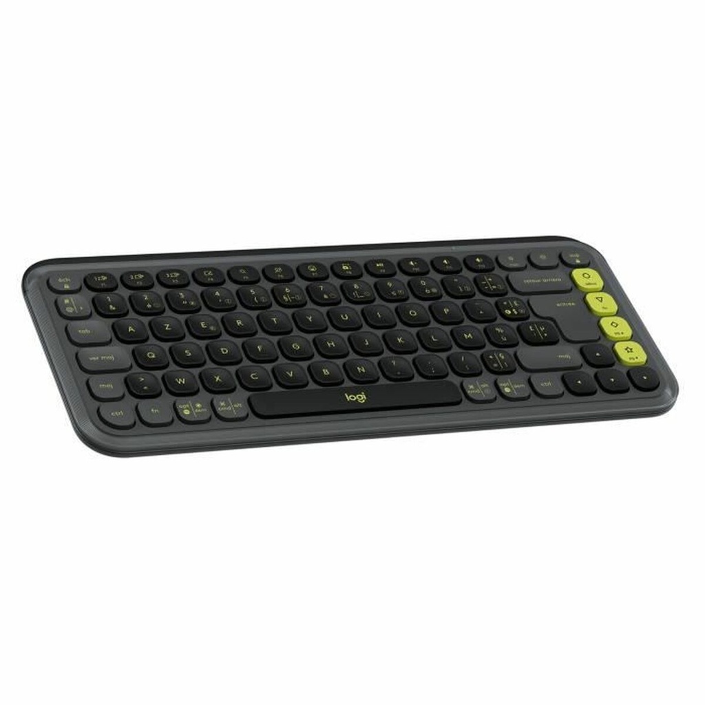 Teclado Inalámbrico Logitech Pop Icon Keys Gris oscuro AZERTY