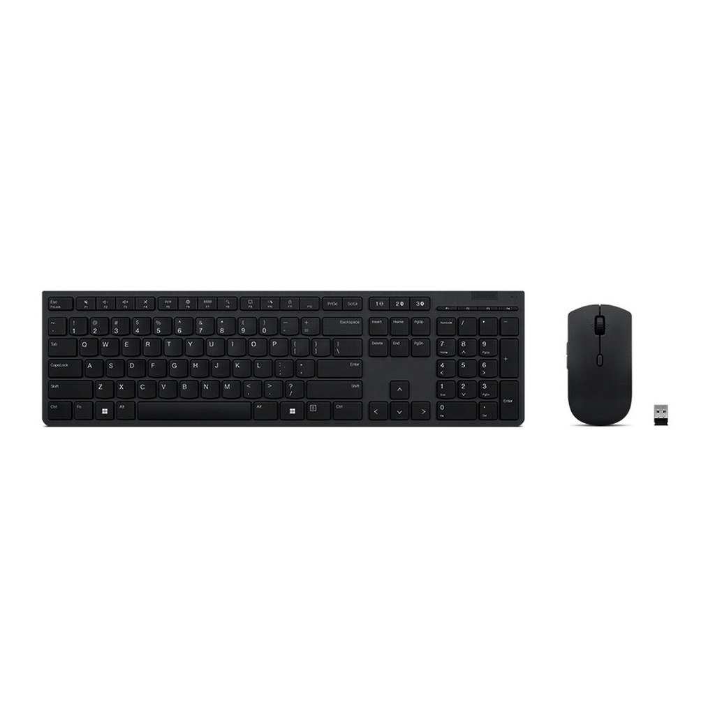 Teclado y Ratón Lenovo 4X31K03961 Gris Portugués