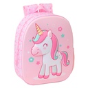 Child bag Safta Pink 27 x 33 x 10 cm 3D