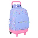 Mochila Escolar Benetton Lila Lila 33 x 45 x 22 cm