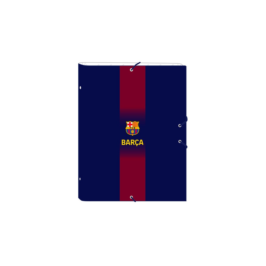 Carpeta de anillas F.C. Barcelona Azul Granate A4 26 x 33.5 x 4 cm