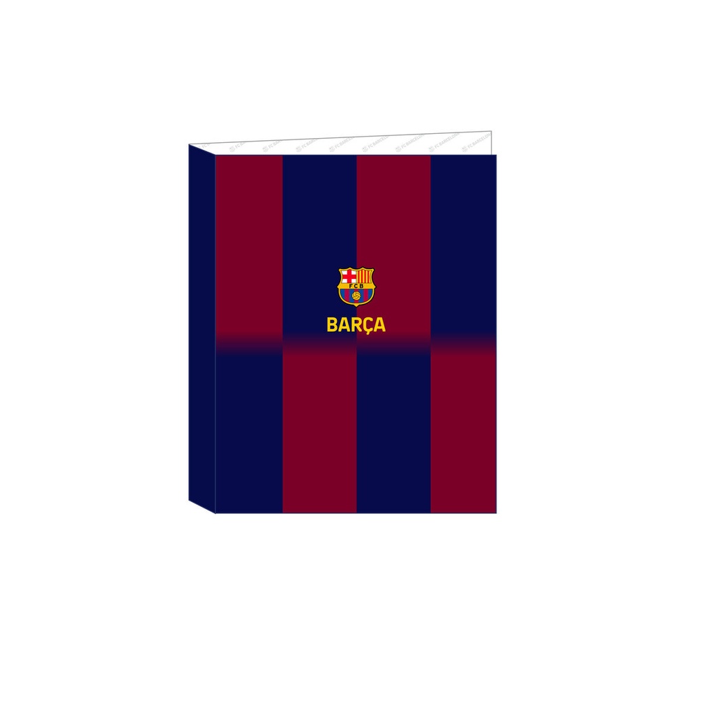 Carpeta de anillas F.C. Barcelona Azul Granate A4 26.5 x 33 x 4 cm