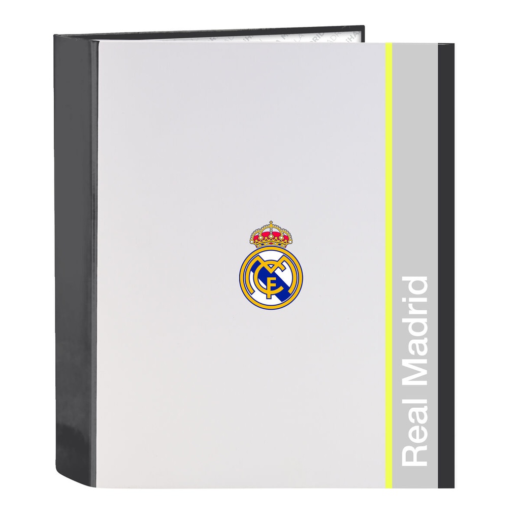 Carpeta de anillas Real Madrid C.F. Blanco A4 27 x 33 x 6 cm