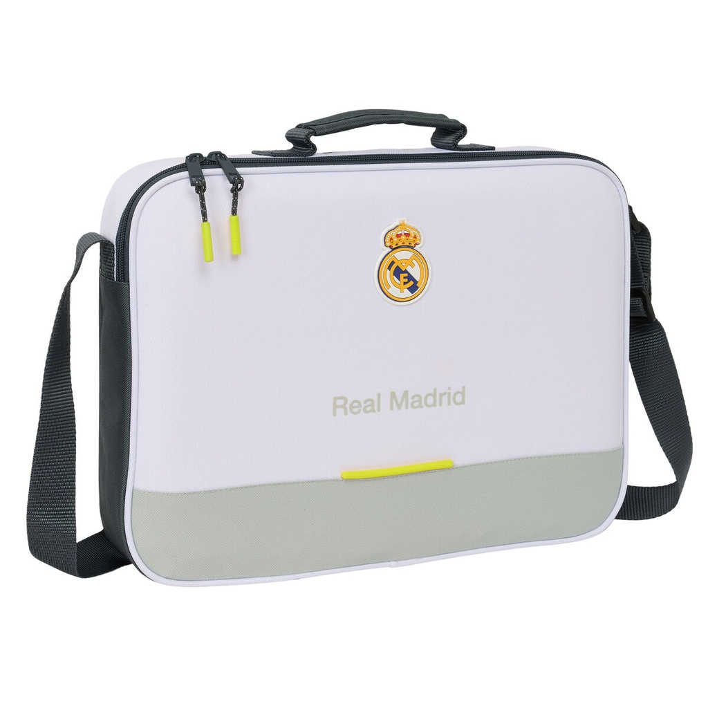 Mochila Escolar Real Madrid C.F. Blanco 38 x 28 x 6 cm
