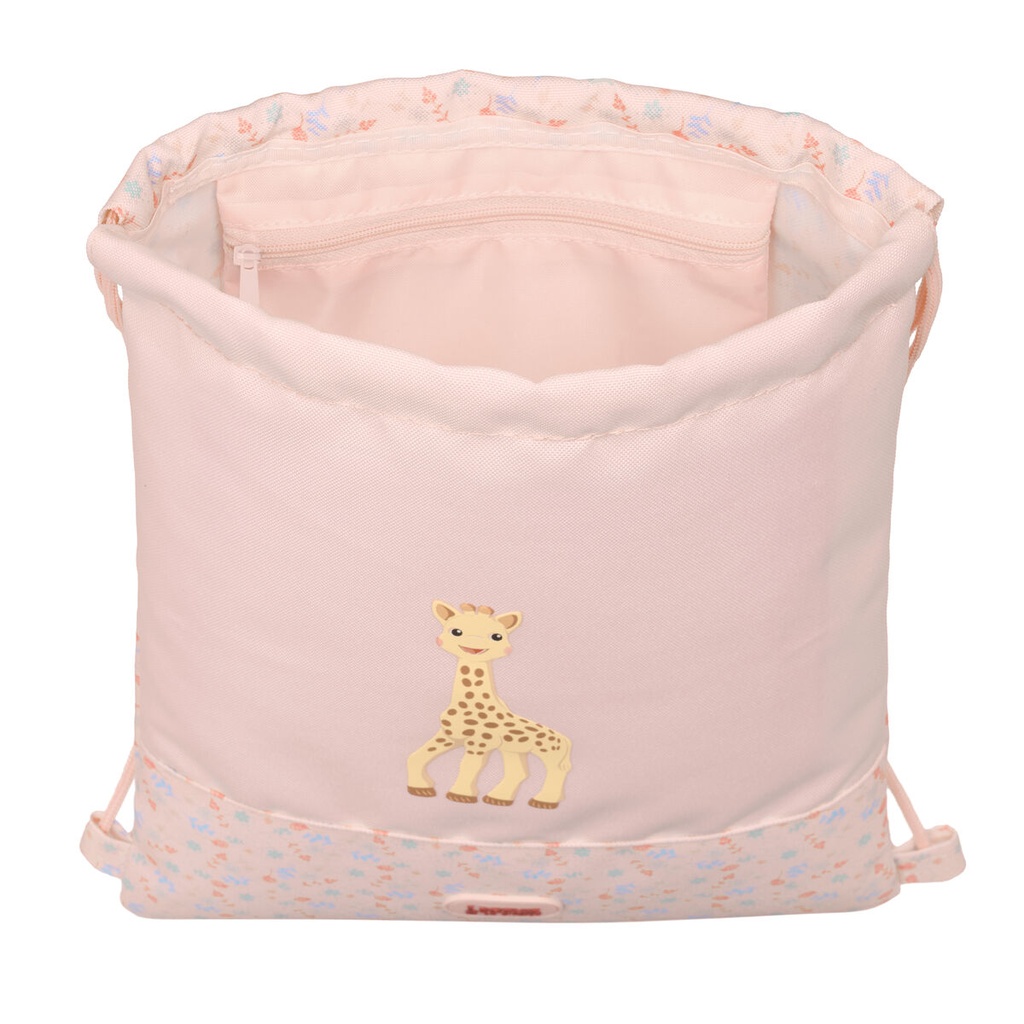 Bolsa Mochila con Cuerdas Sophie la Girafe 26 x 34 x 1 cm
