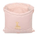 Bolsa Mochila con Cuerdas Sophie la Girafe 26 x 34 x 1 cm
