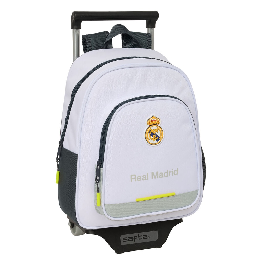 Mochila Escolar Real Madrid C.F. Blanco 28 x 34 x 10 cm