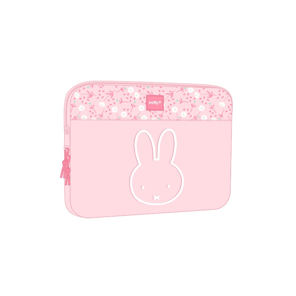 School Bag Miffy Flores 39,5 x 27,5 x 3,5 cm