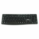 Keyboard Equip 245211 Black Spanish Qwerty