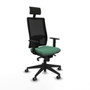 Office Chair Piqueras y Crespo 1D066G1 Emerald Green