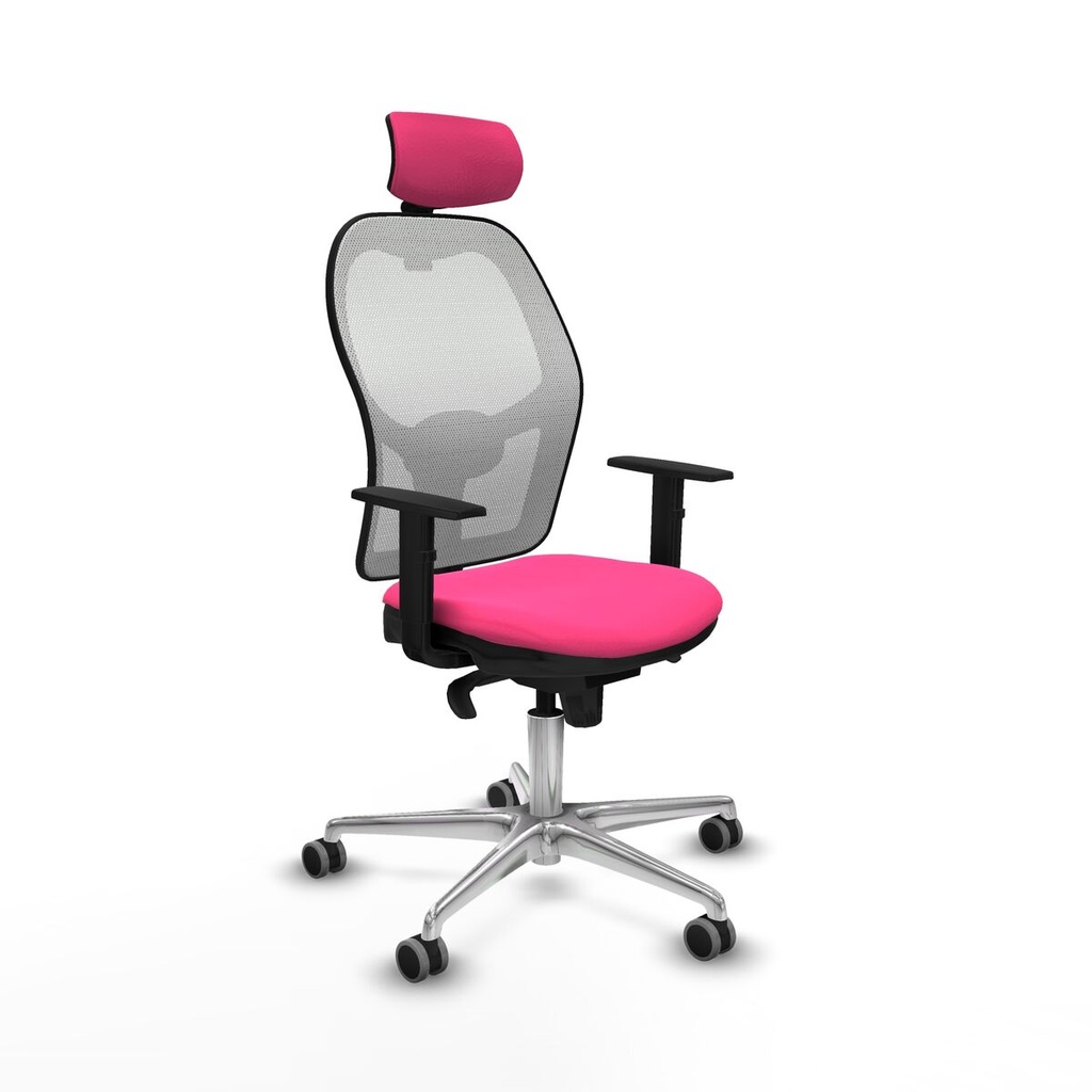 Silla de Oficina con Cabecero Jorquera Piqueras y Crespo 1D086G2 Rosa