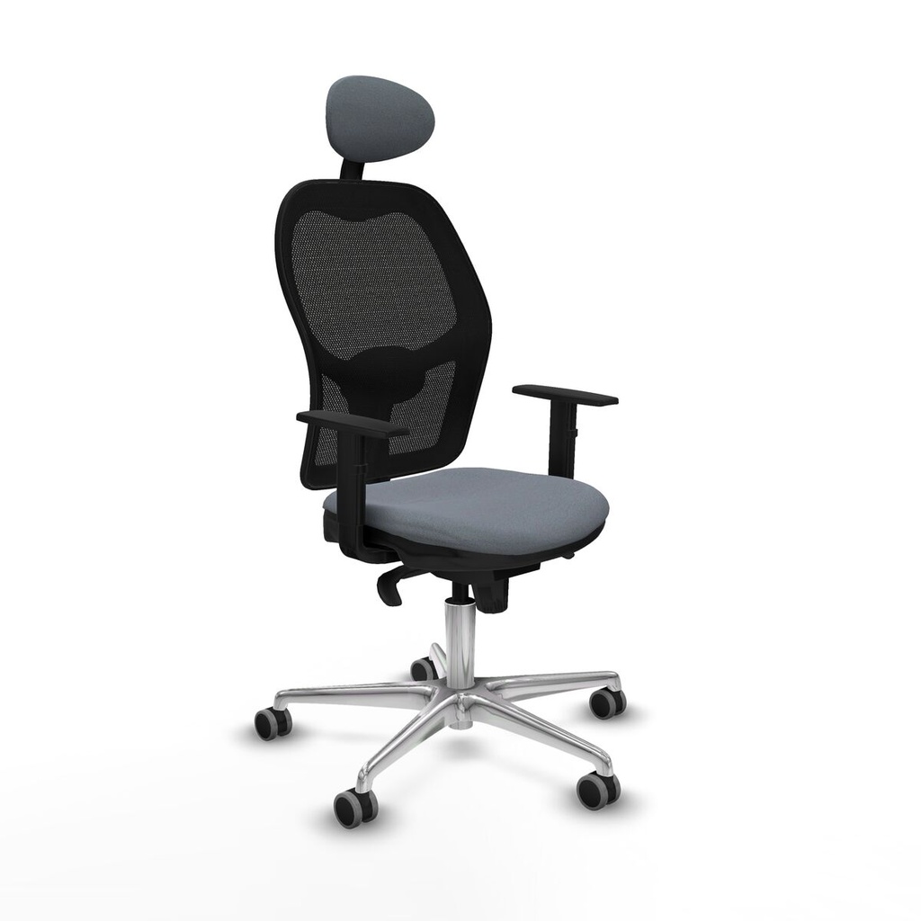 Office Chair with Headrest Jorquera Piqueras y Crespo 1D086G1 Grey