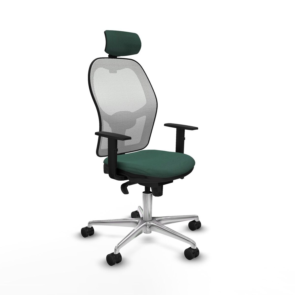 Office Chair with Headrest Jorquera Piqueras y Crespo 1D086N2 Green