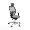 Silla de Oficina con Cabecero Jorquera Piqueras y Crespo 1D086G2 Gris