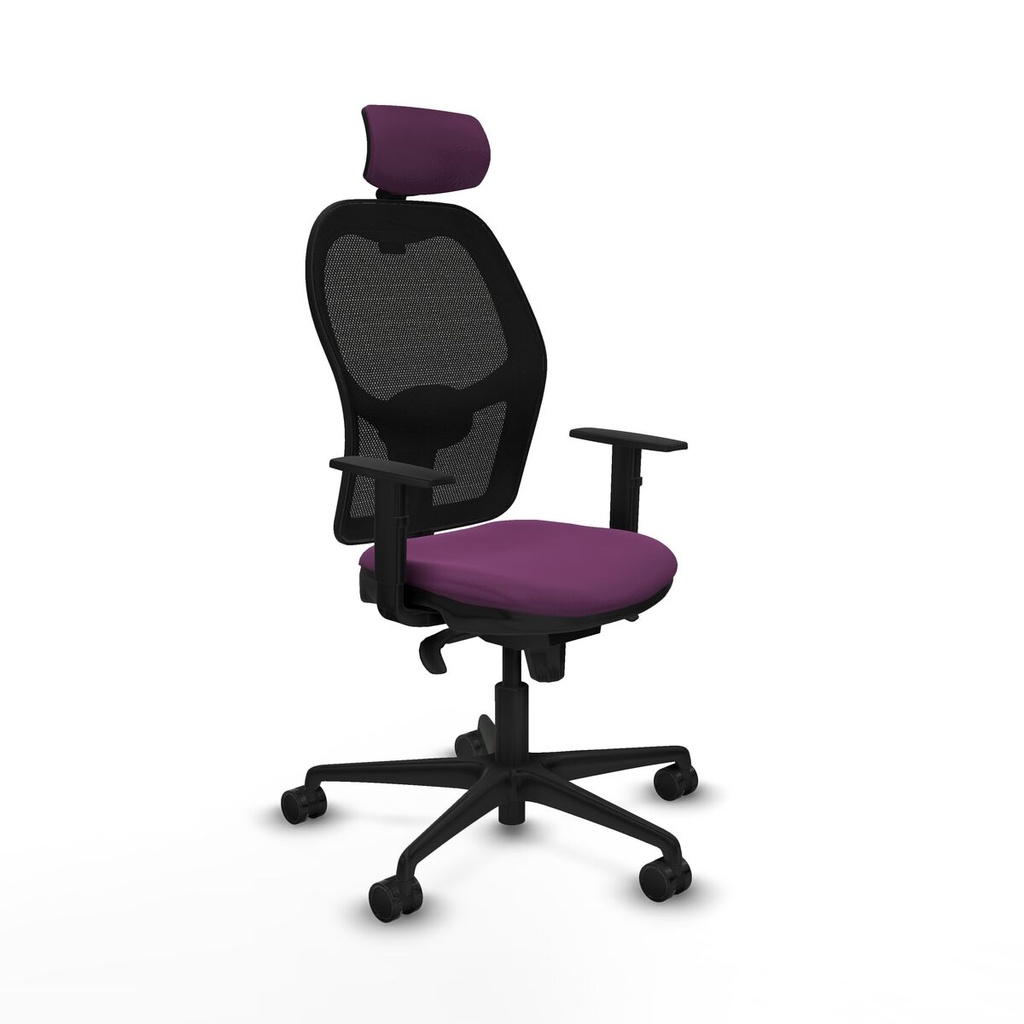 Office Chair with Headrest Jorquera Piqueras y Crespo 1D036N2 Purple