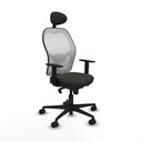 Office Chair with Headrest Jorquera Piqueras y Crespo 1D036N1 Black