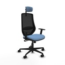Silla de Oficina Piqueras y Crespo D036N2W Azul cielo