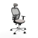 Office Chair with Headrest Jorquera Piqueras y Crespo 1D086N1 White