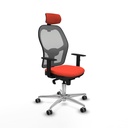 Office Chair with Headrest Jorquera Piqueras y Crespo 1D086G2 Dark Orange