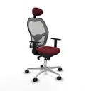 Office Chair with Headrest Jorquera Piqueras y Crespo 1D086N1 Maroon