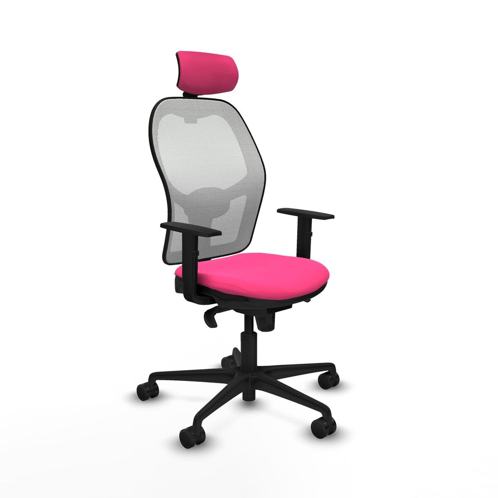Silla de Oficina con Cabecero Jorquera Piqueras y Crespo 1D036N2 Rosa
