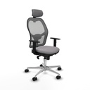 Office Chair with Headrest Jorquera Piqueras y Crespo 1D086N2 Grey