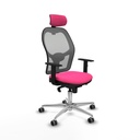 Silla de Oficina con Cabecero Jorquera Piqueras y Crespo 1D086G2 Rosa