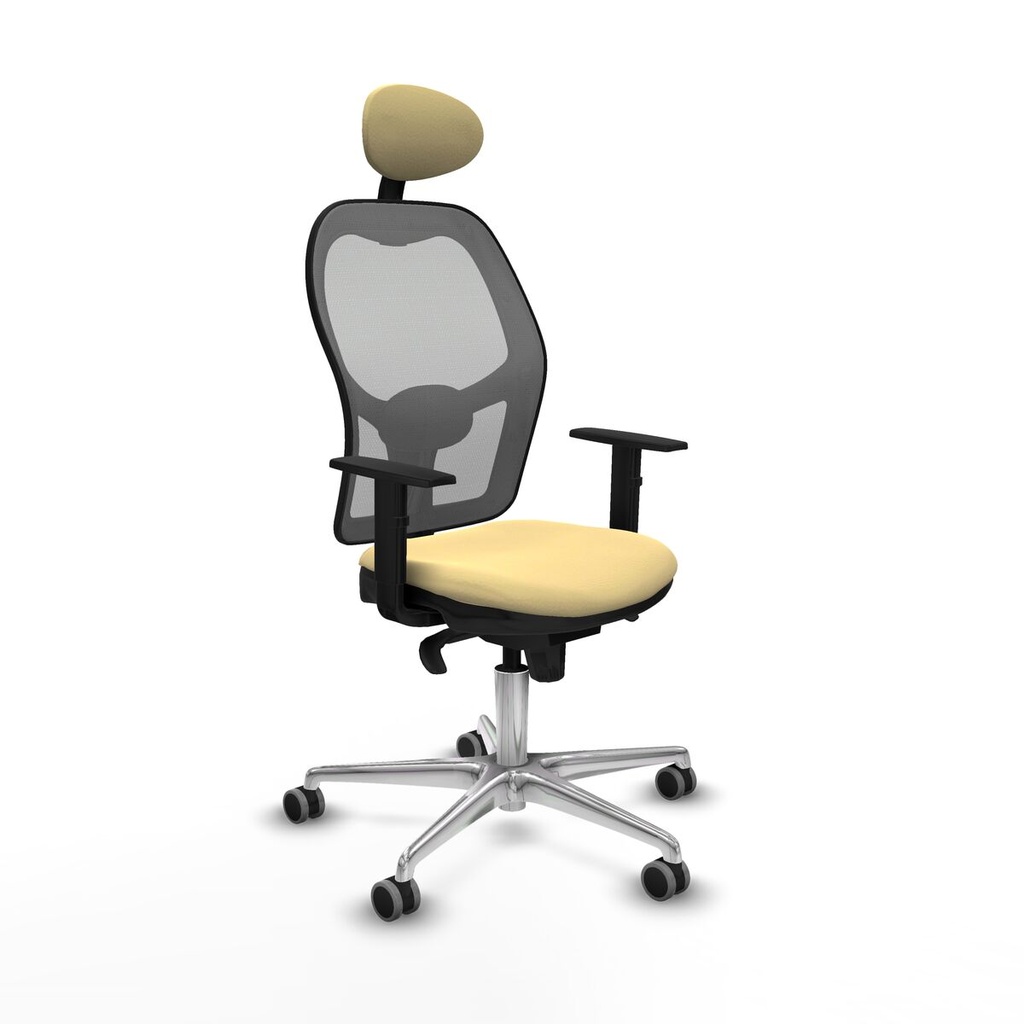 Office Chair with Headrest Jorquera Piqueras y Crespo 1D086G1 Cream