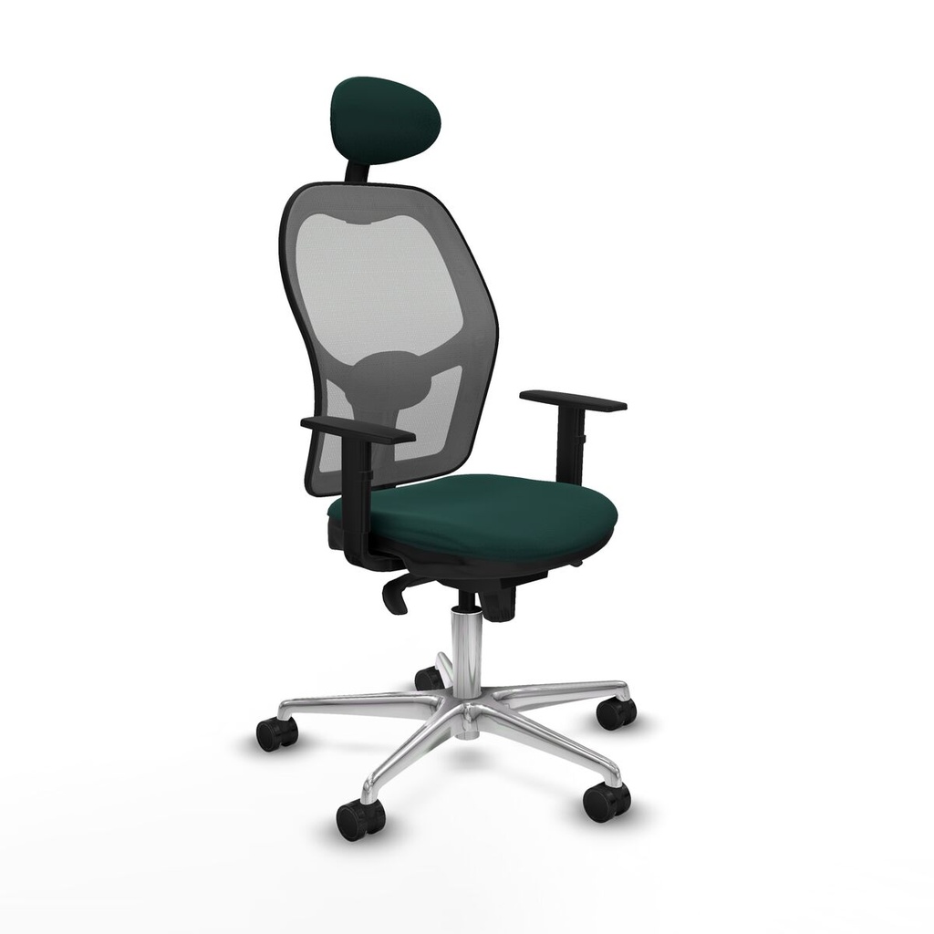 Office Chair with Headrest Jorquera Piqueras y Crespo 1D086N1 Green