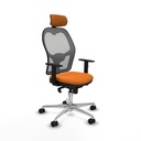 Silla de Oficina con Cabecero Jorquera Piqueras y Crespo 1D086N2 Naranja