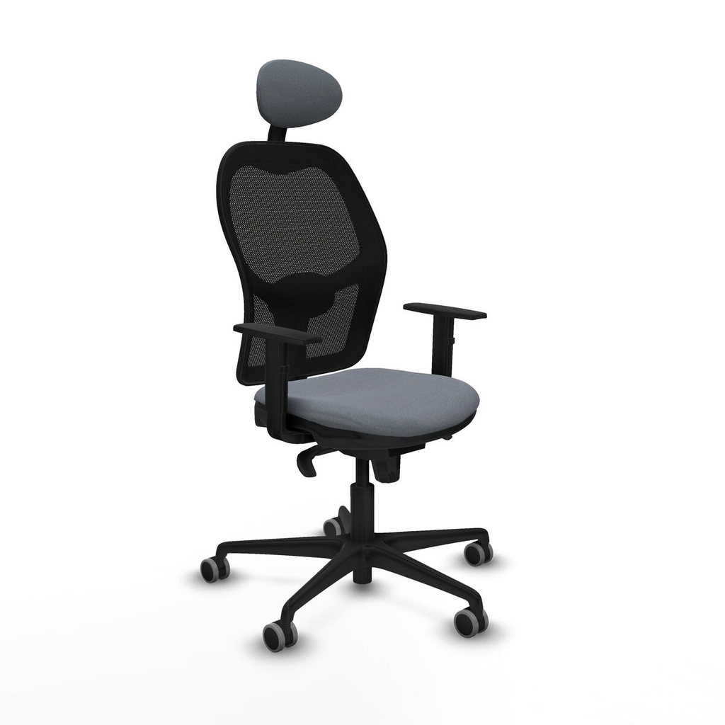 Office Chair with Headrest Jorquera Piqueras y Crespo 1D036G1 Grey