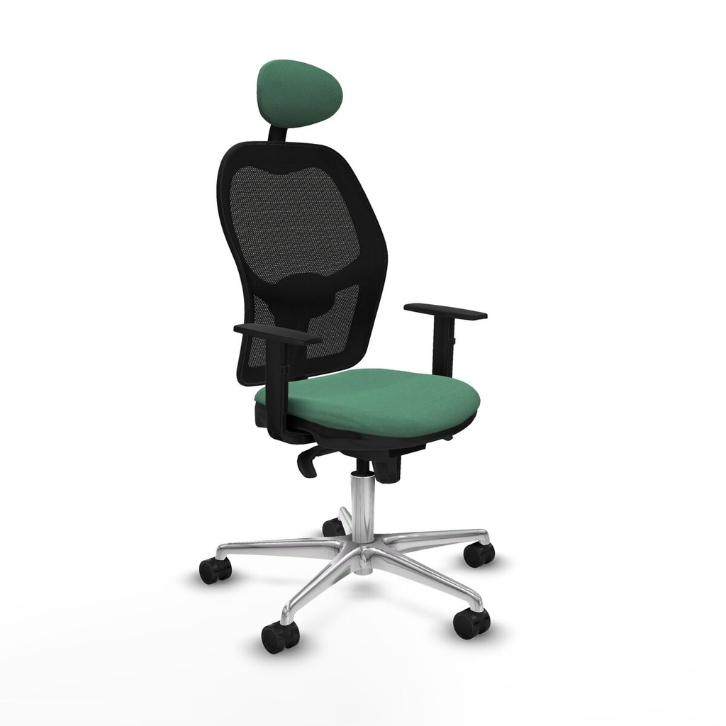 Office Chair with Headrest Jorquera Piqueras y Crespo 1D086N1 Emerald Green