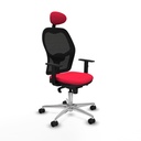 Office Chair with Headrest Jorquera Piqueras y Crespo 1D086N1 Red