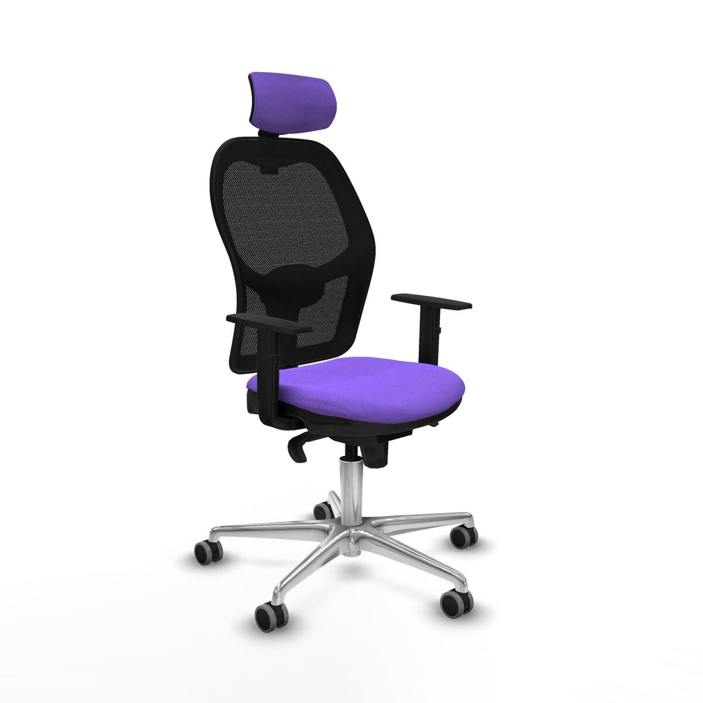 Office Chair with Headrest Jorquera Piqueras y Crespo 1D086G2 Lilac