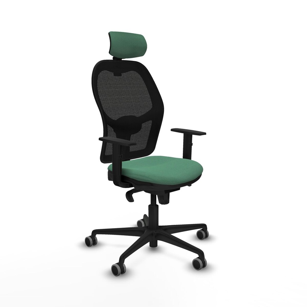 Office Chair with Headrest Jorquera Piqueras y Crespo 1D036G2 Emerald Green