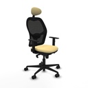 Office Chair with Headrest Jorquera Piqueras y Crespo 1D036N1 Cream