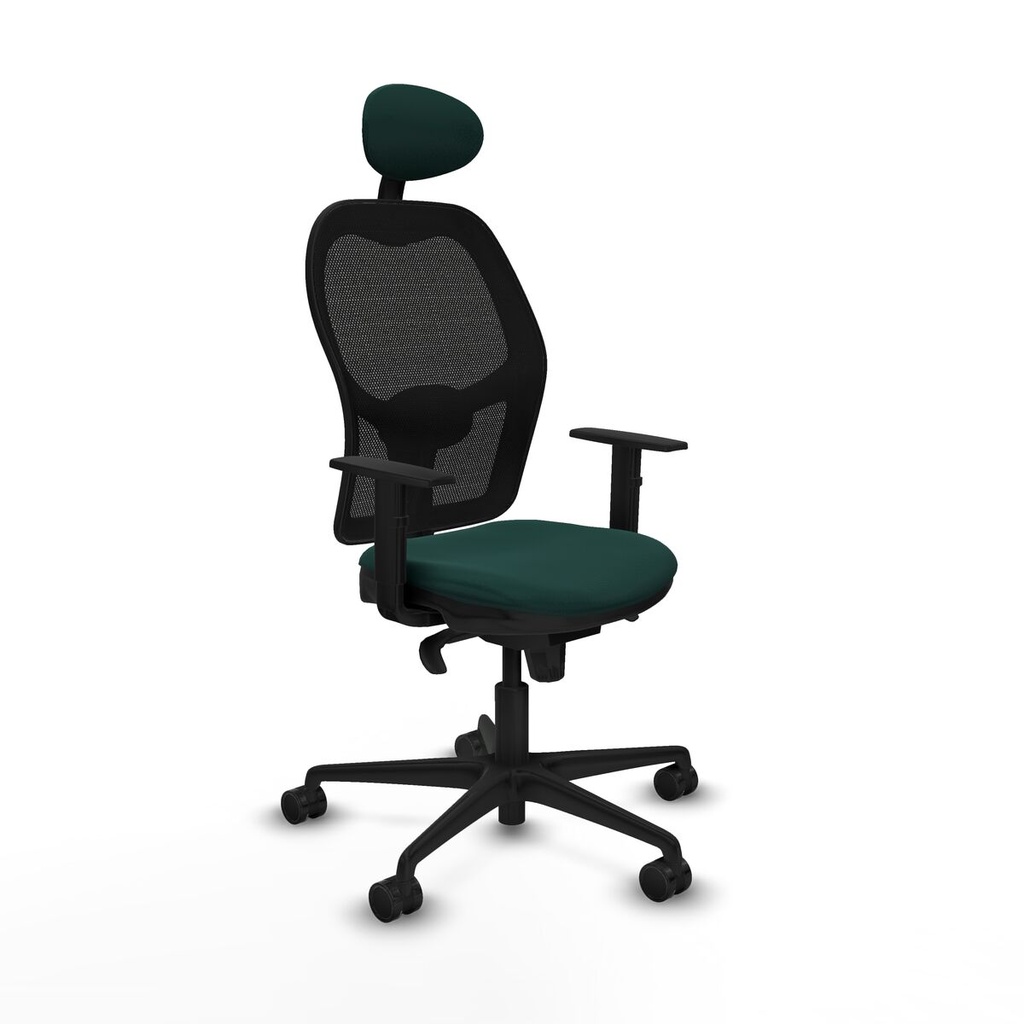 Office Chair with Headrest Jorquera Piqueras y Crespo 1D036N1 Green