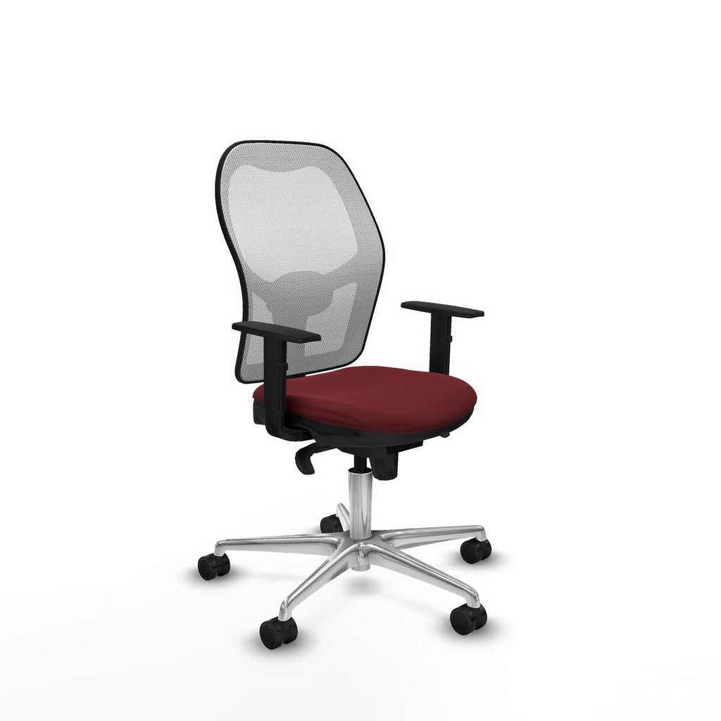 Silla de Oficina Piqueras y Crespo 1D086N0 Granate