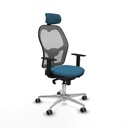 Office Chair Piqueras y Crespo 1D086G2 Grey Petroleum green