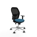 Office Chair Piqueras y Crespo 1D086G0 Black Petroleum green