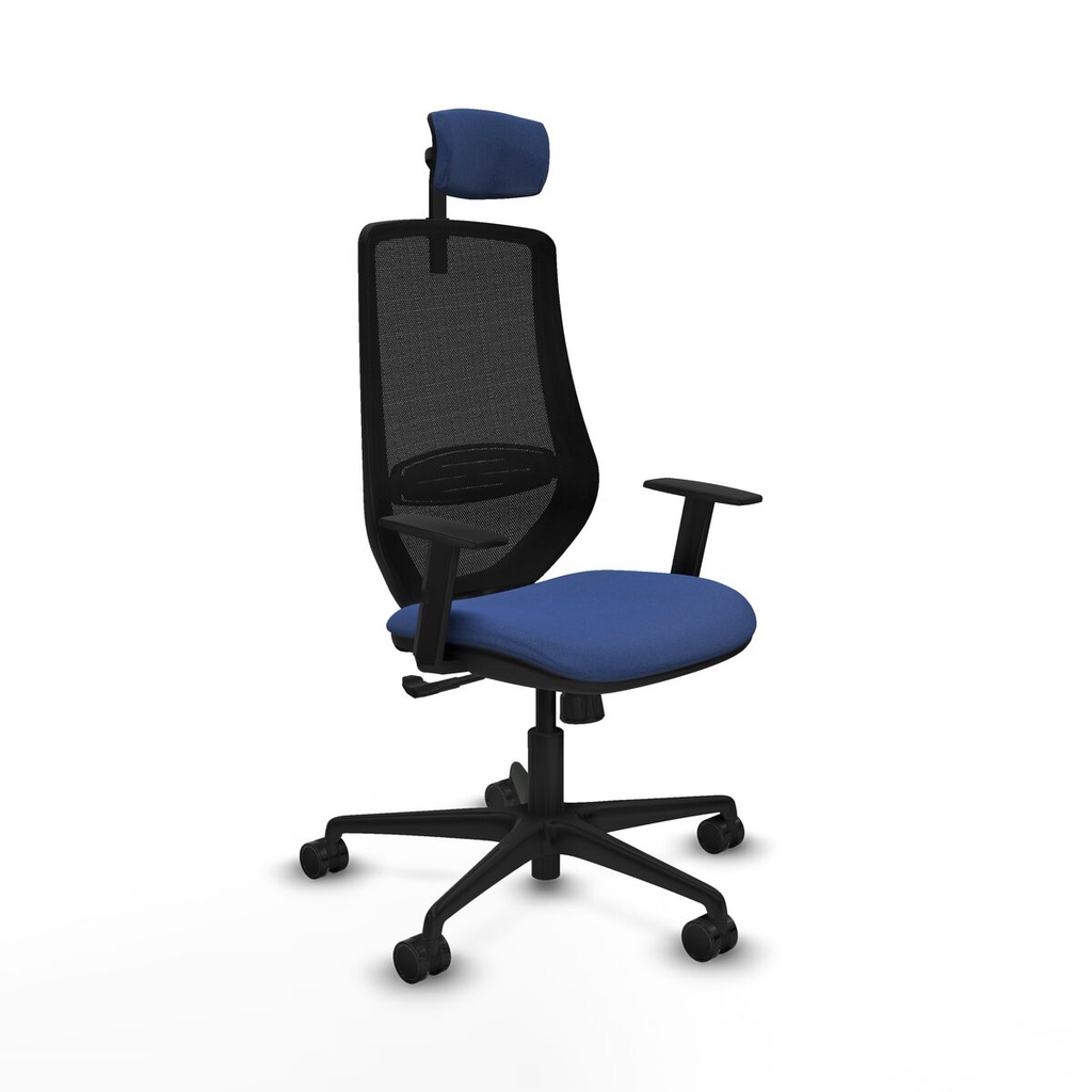 Office Chair Piqueras y Crespo D036N2W Navy Blue