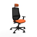 Silla de Oficina Piqueras y Crespo D036N2W Naranja