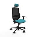 Office Chair Piqueras y Crespo D036N2W Turquoise
