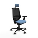 Office Chair with Headrest Mardos traslack bali Piqueras y Crespo D036N2H Sky blue