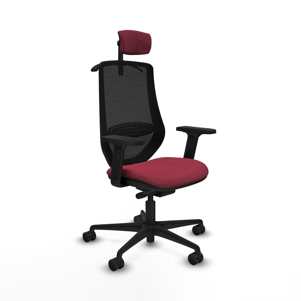 Office Chair with Headrest Mardos traslack bali Piqueras y Crespo D036N2H Maroon